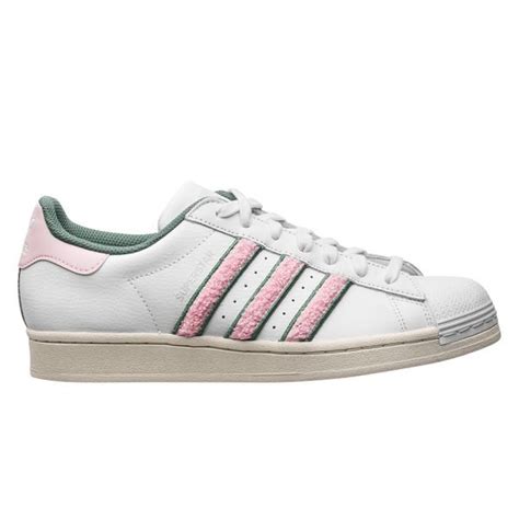 adidas sneakers dames wit met roze